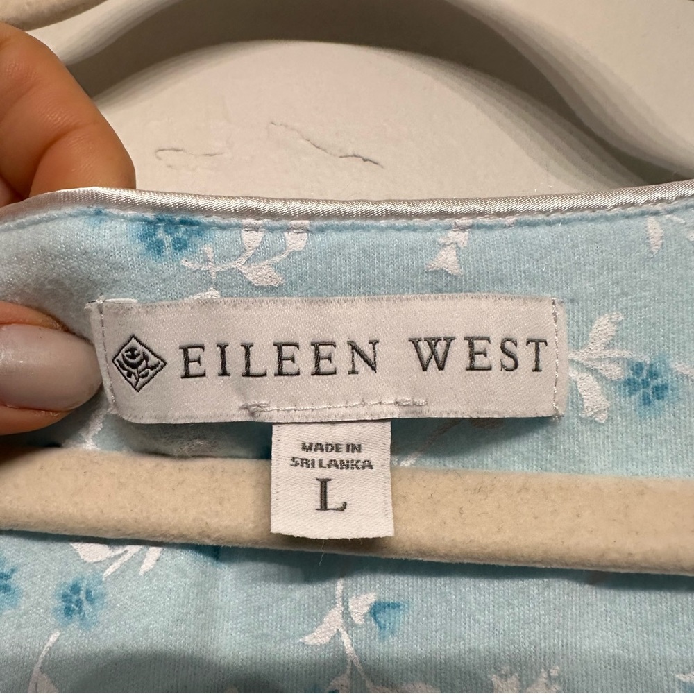 Eileen West Floral Ruffle Hem Night Gown Night Dress - Picture 3 of 6